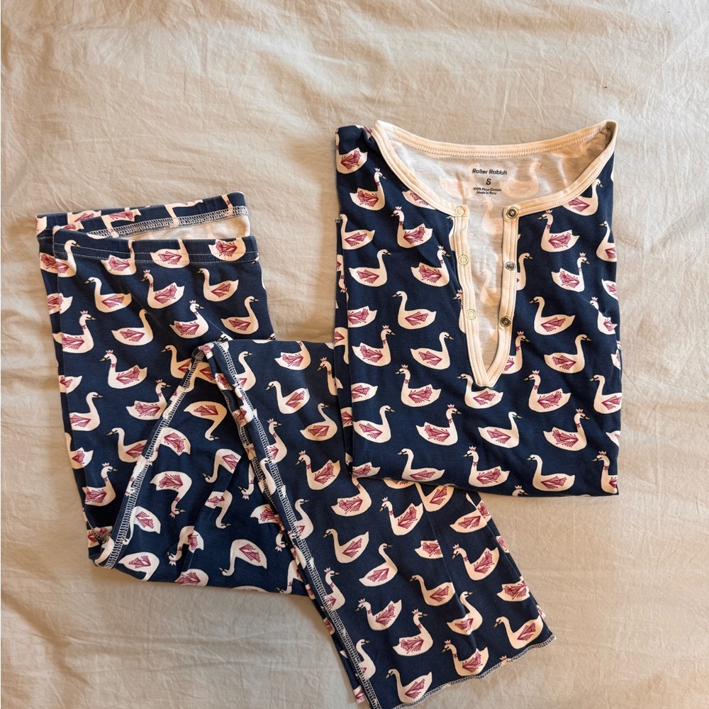 Roller rabbit swam pajamas size small
